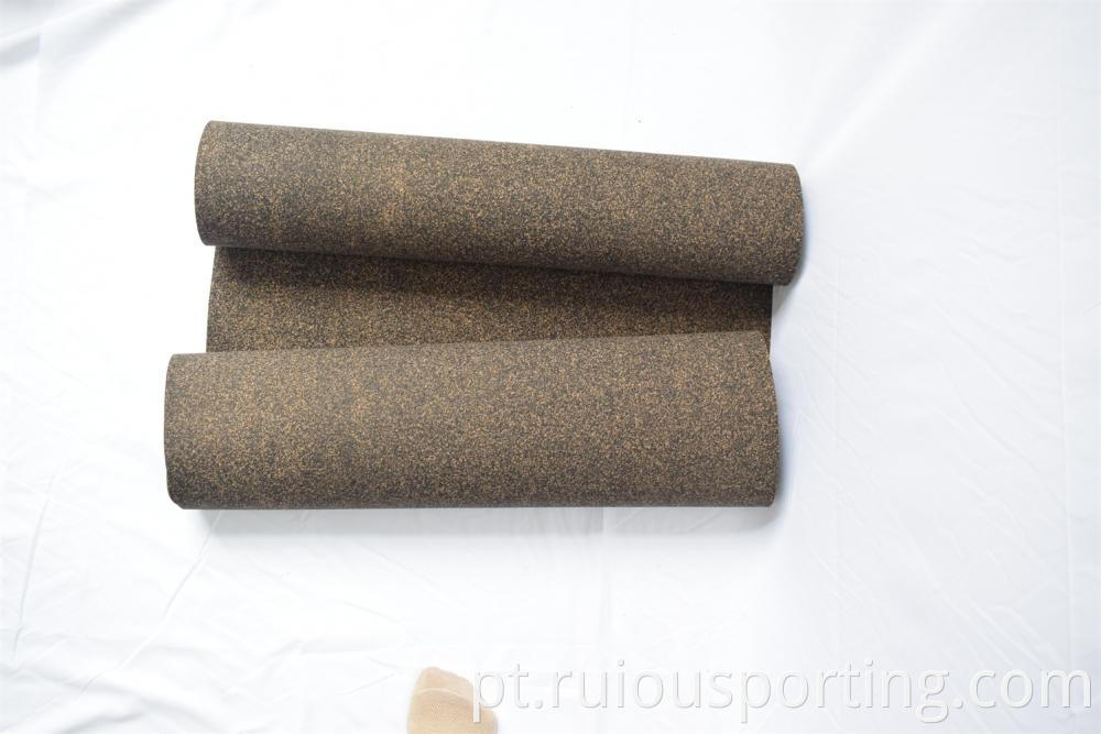 cork yoga mat natural